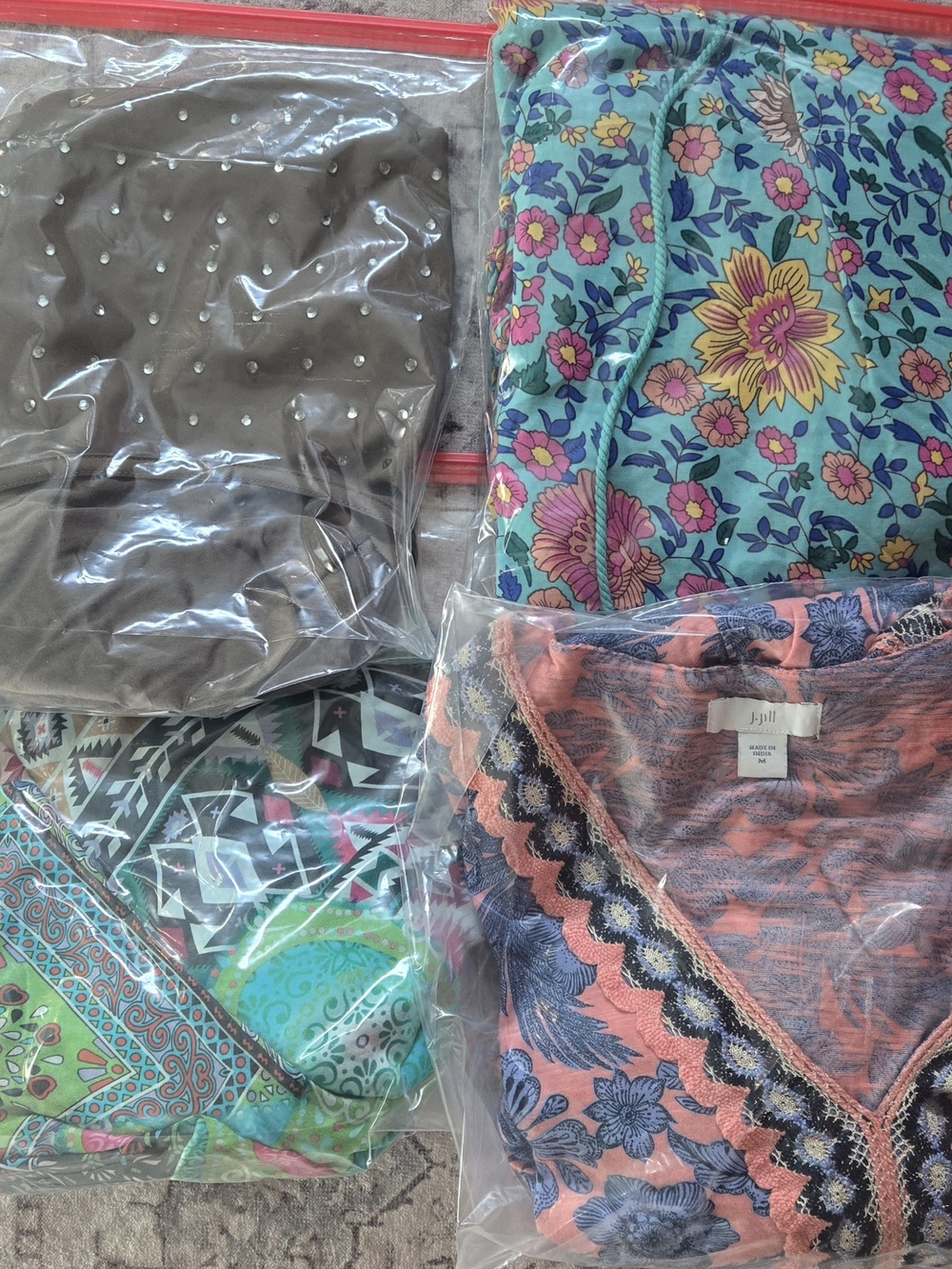 J.jill *Jennifer Lopez Lot Of Four Women's Tops